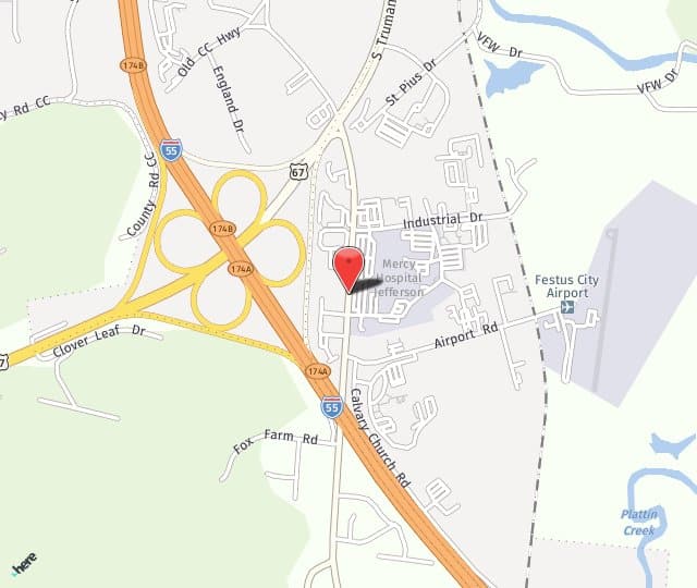 Location Map: 1390 Highway 61 Festus, MO 63028