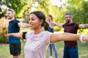 Woman experiencing improved sinus health after sinusitis treatment in St. Louis, MO